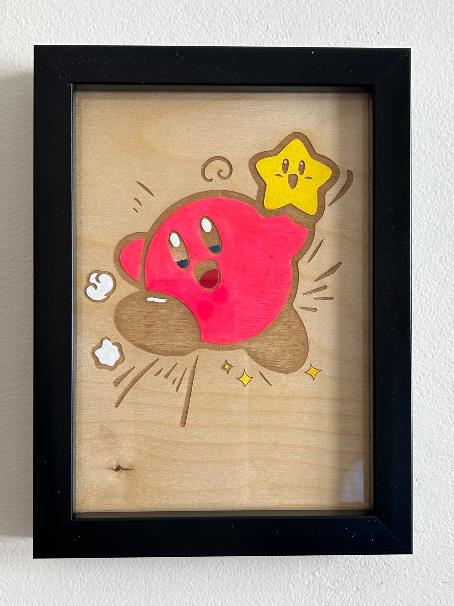 Kirby - Wood Wall Art