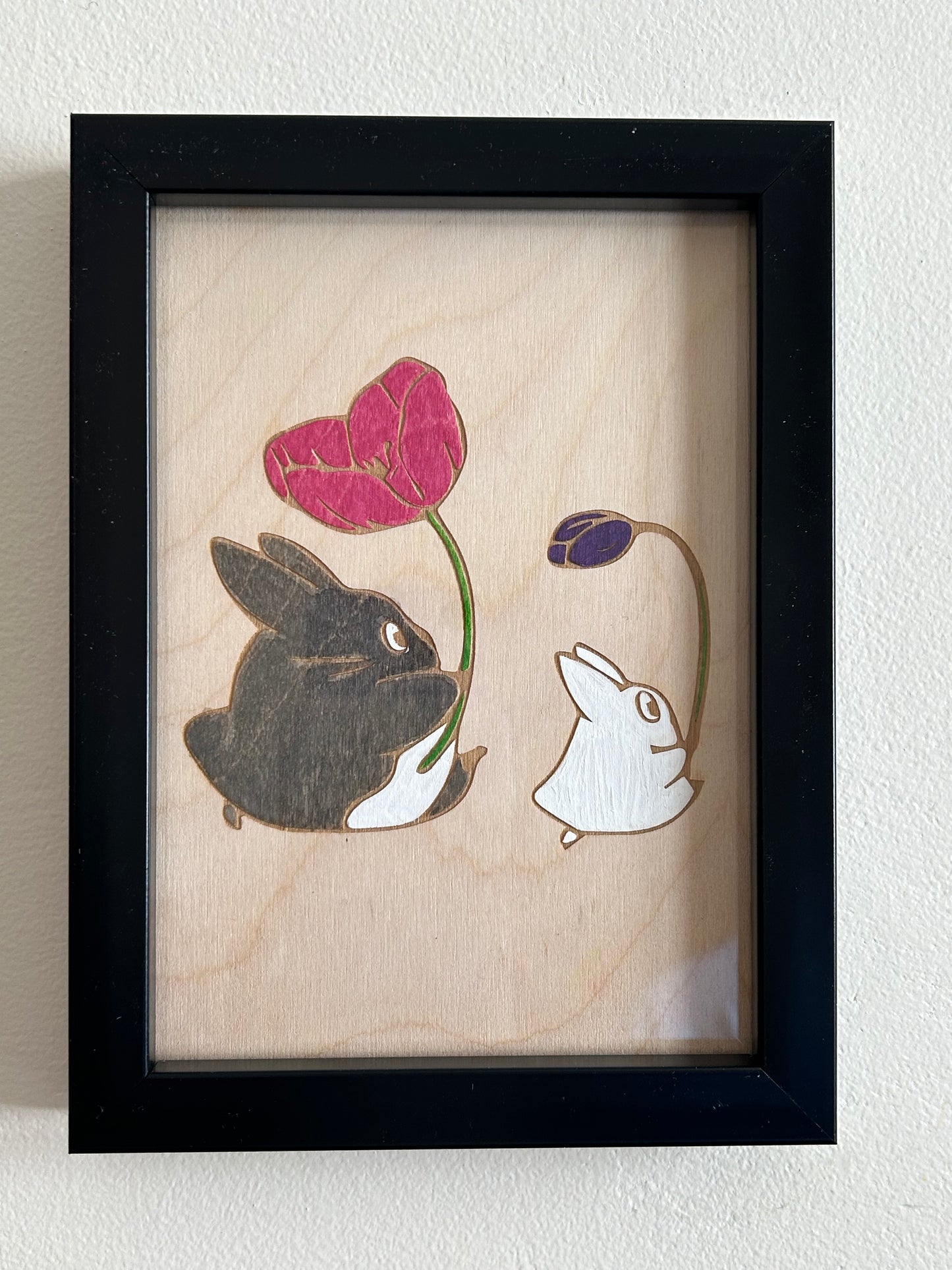 Running Totoro Ghilbi Inspired - Wood Wall Art